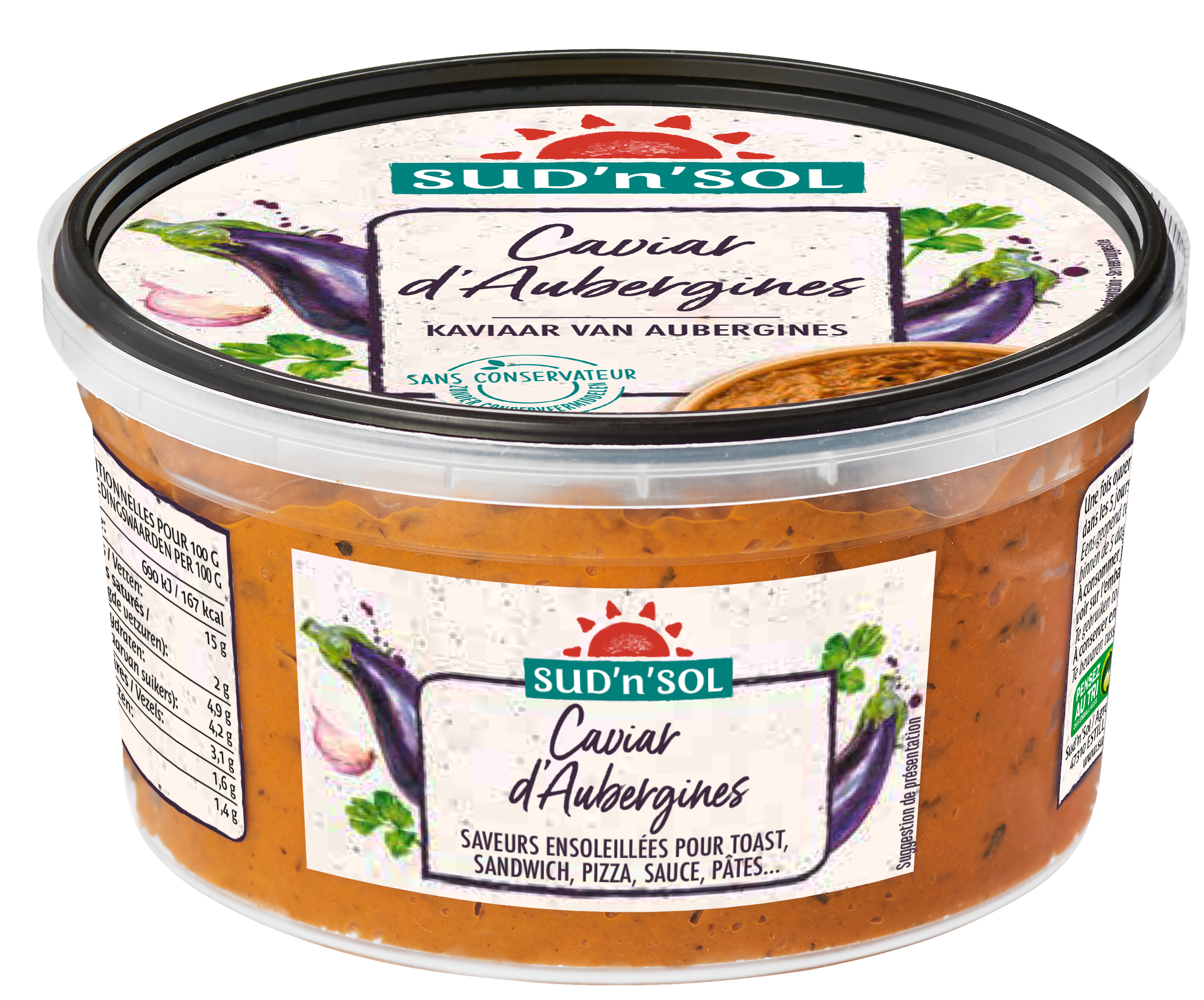 TAPENA AUBERGINE 500GR